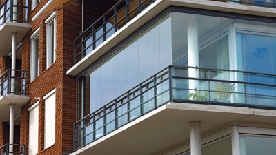 Balkonbeglazing van Mview+