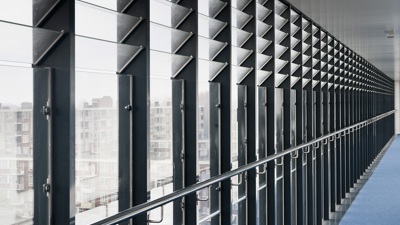 Horizontale gevellamellen