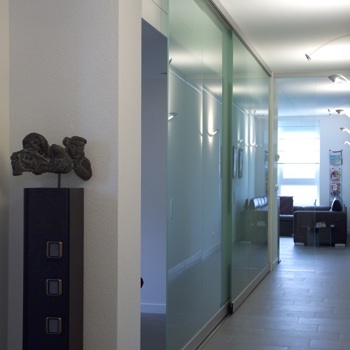 Wand van glas-Schuifdeur-Interieur-Mviewplus